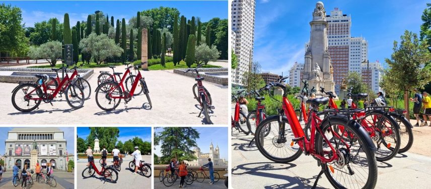 Bike tour madrid monumental & retiro park