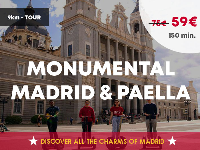 Tour monumental madrid paella