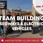 Tour team building segways electrical vehicles